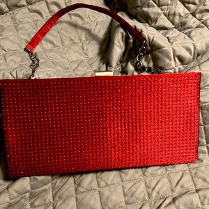 Vintage Red Clutch Purse